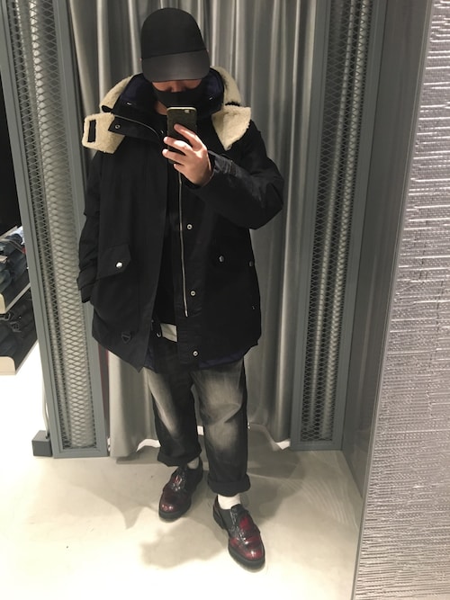 極美品　DIESEL　ミリタリー コート デタッチャブル ライニング DIESEL（ディーゼル）の「メンズ ミリタリー コート デタッチャブル