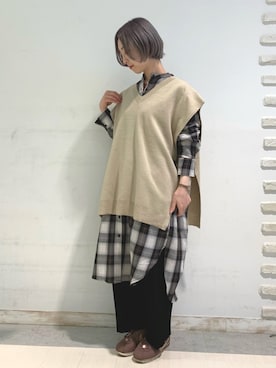 kanakoさん（レディース・158cm）の秋コーディネート