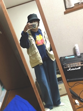 「GRIZZLY（グリズリー）のアイテム（ジャケット/アウター）」を使った、こたかくんさん（メンズ・165cm）の冬コーディネート