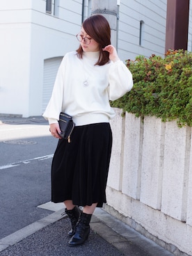 L I S A ෆ.さん（レディース・155cm）の冬コーディネート