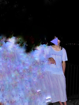 「RAGEBLUE（レイジブルー）のアイテム（Tシャツ/カットソー、ホワイト系）」を使った、𓆟𓆟𓆟ゆーやんぐ𓆟𓆟𓆟さん（メンズ・180cm）の夏コーディネート