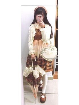 「lolitafashion」｜「アイテム（ジャケット/アウター）」を使った、手作少女vv酱さん（レディース・160cm）の春コーディネート