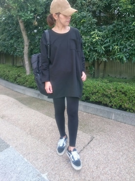 「Another Edition」｜「アイテム（キャップ）」を使った、Ka-naさん（レディース・157cm）の秋コーディネート