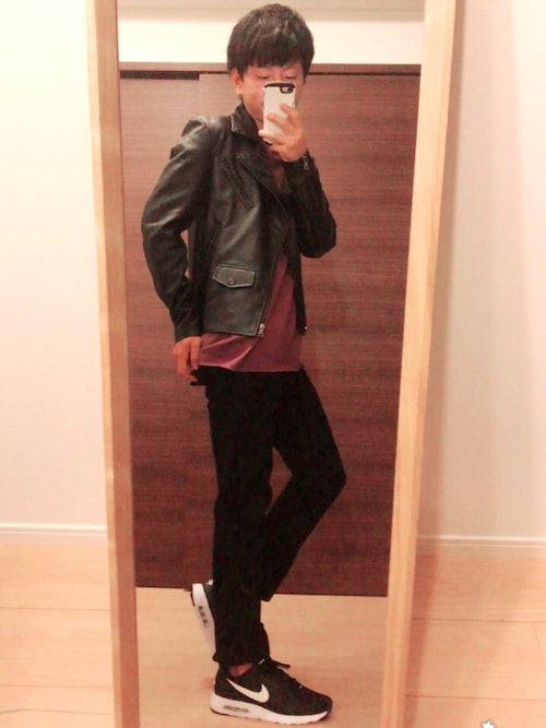 しょー 弾き語りキャス主 Spinnsのtシャツ カットソーを使ったコーディネート Wear