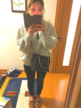 「シンプルおしゃれが好き」｜「アイテム（スリッポン）」を使った、saki︎☺︎❤︎さん（レディース・158cm）の秋コーディネート