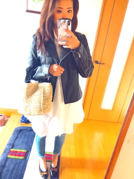 saki︎☺︎❤︎さん（レディース・158cm）の春コーディネート