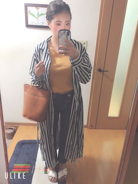 「アイテム（シャツワンピース）」を使った、saki︎☺︎❤︎さん（レディース・158cm・20代）の夏コーディネート