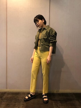 川添（kawazoe）さん（レディース・158cm）の春コーディネート