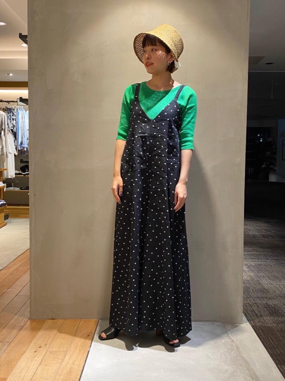 超美品❣️ビューティ＆ユース ドライテレコ6分袖ニット サマー