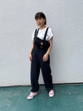 川添(kawazoe)さん(レディース・158cm)の夏コーディネート