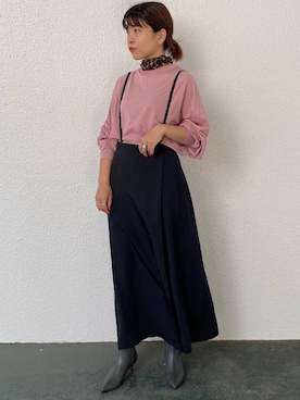 川添(kawazoe)さん(レディース・158cm)の秋コーディネート