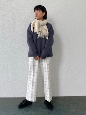 川添（kawazoe）さん（レディース・158cm）の秋コーディネート