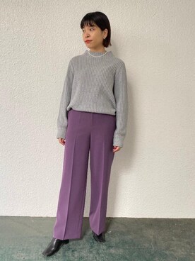 川添（kawazoe）さん（レディース・158cm）の秋コーディネート