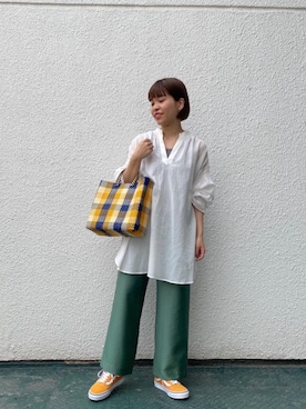 川添(kawazoe)さん(レディース・158cm)の春コーディネート