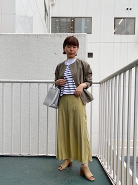 川添（kawazoe）さん（レディース・158cm）の春コーディネート