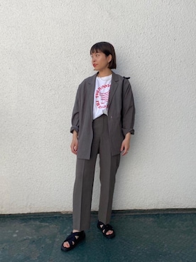 川添（kawazoe）さん（レディース・158cm）の春コーディネート