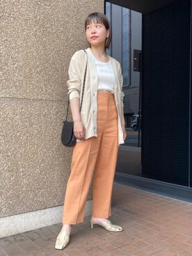 川添(kawazoe)さん(レディース・158cm)の春コーディネート