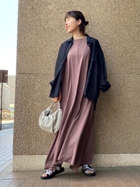 川添（kawazoe）さん（レディース・158cm）の夏コーディネート