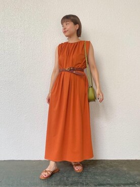 川添（kawazoe）さん（レディース・158cm）の夏コーディネート