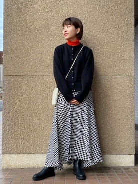 川添（kawazoe）さん（レディース・158cm）の秋コーディネート