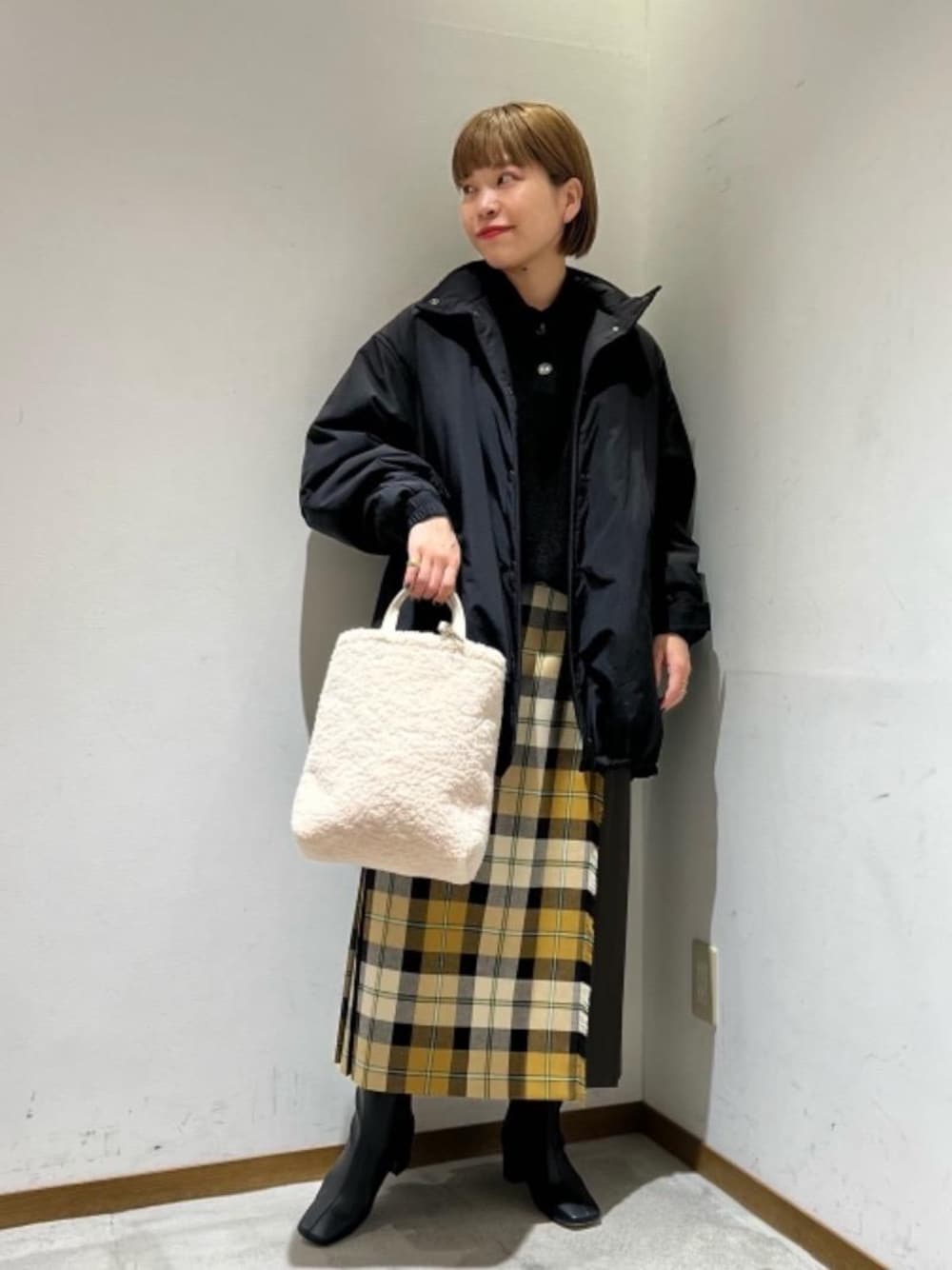 BY ナイロンパフ スタンドドロースト ブルゾンを使った人気