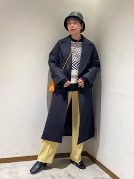 川添（kawazoe）さん（レディース・158cm）の冬コーディネート