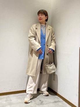 川添(kawazoe)さん(レディース・158cm)の冬コーディネート