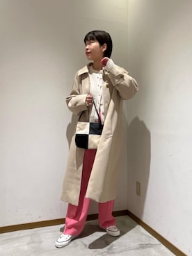 「RECOMMEND  ITEM STYLING」｜川添（kawazoe）さん（レディース・158cm）の冬コーディネート
