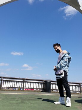 「GOSTAR DE FUGA（ゴスタール ジフーガ）のアイテム（シューズ）」を使った、としさん（メンズ・167cm）の春コーディネート