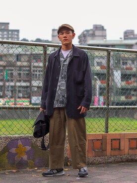 「BEN DAVIS（ベンデイビス）のアイテム（キャスケット）」を使った、daniel2118816さん（メンズ・170cm）の冬コーディネート