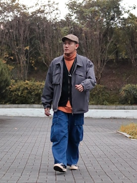「BEN DAVIS（ベンデイビス）のアイテム（キャップ）」を使った、daniel2118816さん（メンズ・170cm）の冬コーディネート