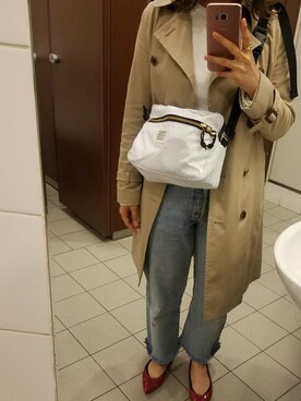 「JOURNAL STANDARD relume（ジャーナルスタンダード　レリューム）のアイテム（トレンチコート）」を使った、ayukaさん（レディース・155cm）の春コーディネート