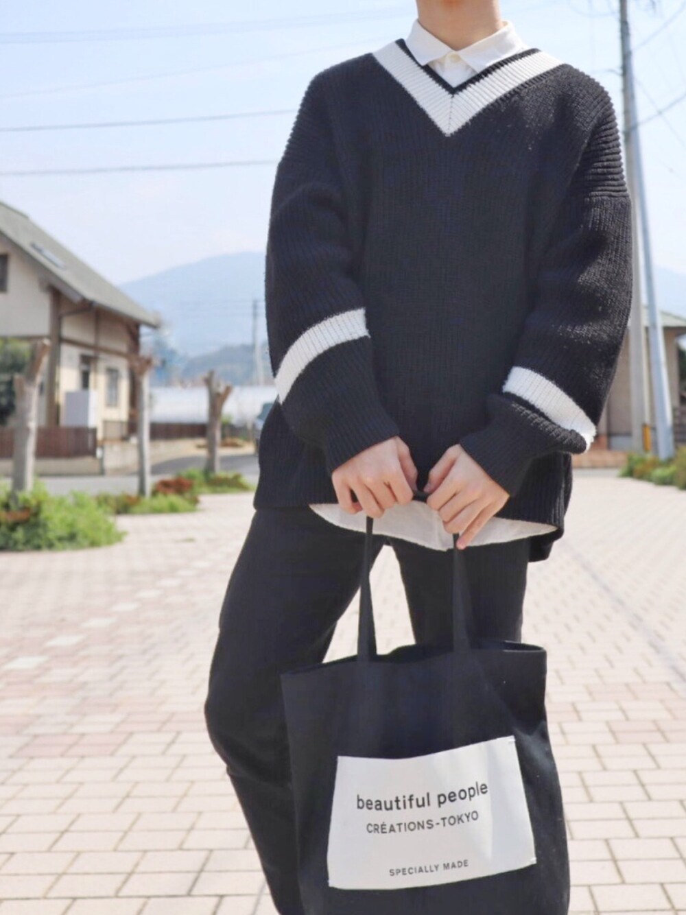 monkey time＞ PE AZE BIG TILDEN KNIT/ニットを使った人気