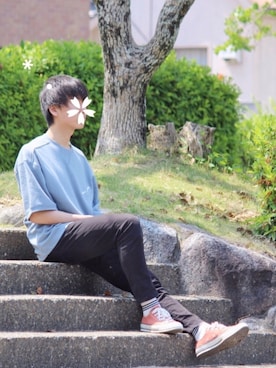 さぼんさん（メンズ・170cm）の春コーディネート