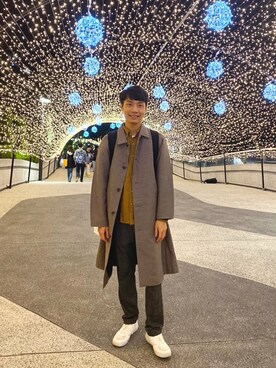 「SENSE OF PLACE by URBAN RESEARCH（センスオブプレイスバイアーバンリサーチ）のアイテム（マウンテンパーカー）」を使った、Weberさん（メンズ・175cm）の春コーディネート