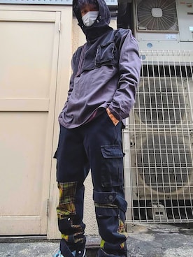 「コロナに負けない」｜たろたろ星人🍥さん（メンズ・172cm）の冬コーディネート