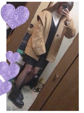 「SHAKE SHAKE  （シェイクシェイク）のアイテム」を使った、ma❤︎さん（レディース・154cm）の冬コーディネート