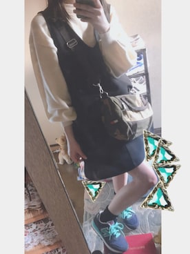「TOMMY HILFIGER」｜「アイテム（ワンピース/ドレス）」を使った、ma❤︎さん（レディース・154cm）の春コーディネート