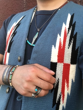 「CENTINELA（センチネラ）のアイテム」を使った、Koji Shoさん（メンズ・165cm）の春コーディネート