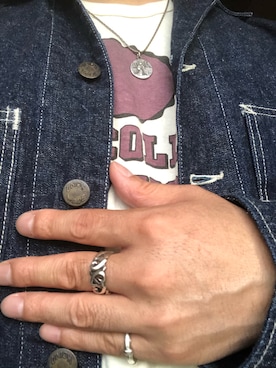 「オールドスクール」｜「アイテム（カバーオール）」を使った、Koji Shoさん（メンズ・165cm）の夏コーディネート