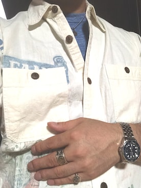 「alternative（オルタナティブ）のアイテム」を使った、Koji Shoさん（メンズ・165cm）の夏コーディネート