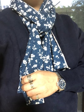 「ichi（イチ）のアイテム」を使った、Koji Shoさん（メンズ・165cm）の秋コーディネート