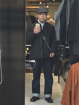 「J,AUGER DESIGN（ジュディーオーガーデザイン）のアイテム」を使った、Koji Shoさん（メンズ・165cm）の冬コーディネート