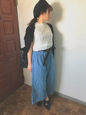 mh*さん（レディース・161cm）の夏コーディネート