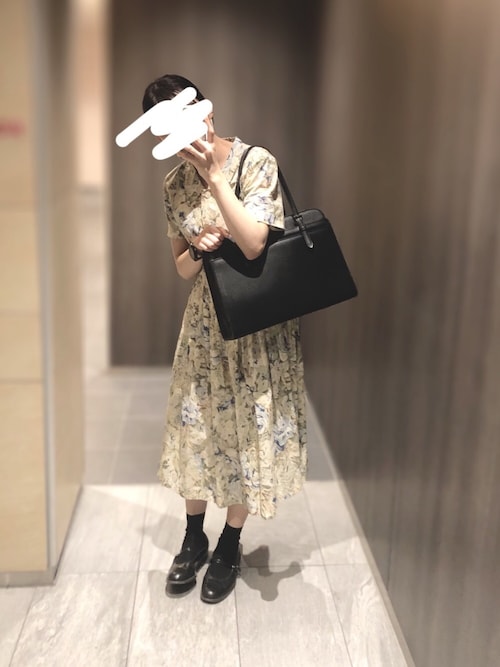 やわらかい米 Harutaのモカシン デッキシューズを使ったコーディネート Wear
