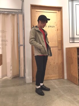 「coenスタッフスタイリング」｜「アイテム（マウンテンパーカー）」を使った、coenしゆんさん（メンズ・169cm）の冬コーディネート