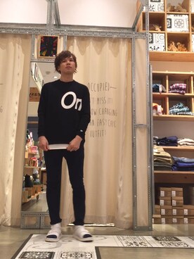 「coenスタッフスタイリング」｜「アイテム（レッグウェア）」を使った、coenしゆんさん（メンズ・169cm）の春コーディネート