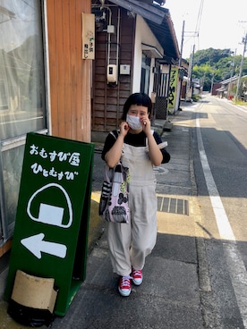 「CONVERSE（コンバース）のconverse（コンバース） ALL STAR OX（オールスターOX）（スニーカー）」を使った、maegamiさん（レディース・150cm）の秋コーディネート