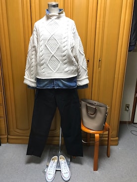 tomoさん（レディース・162cm）の冬コーディネート