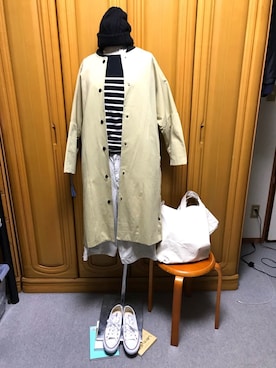 「pas de calais（パドカレ）のアイテム」を使った、tomoさん（レディース・162cm）の冬コーディネート